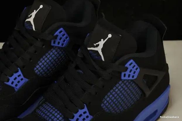 MaikeSneakers Royal Black CT8527-018 Jordan Game Retro 4 0324